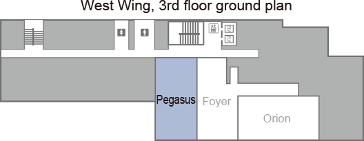 [West Wing, 3rd floor ground plan] Pegasus.
