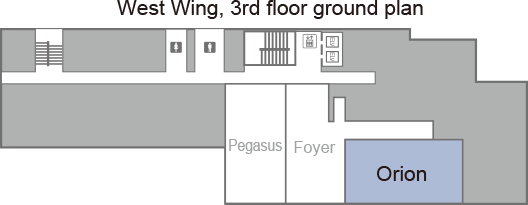 [West Wing, 3rd floor ground plan] Orion.