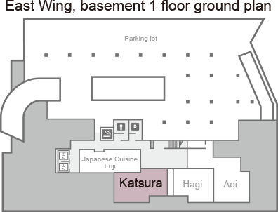 [East Wing, basement 1 ground plan] Katsura